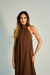 Vestido Emily Marrom na internet