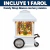 Farol Navidad Candy Shop Blanco con Luz - tienda online