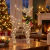 Reno C/Muerdago Navidad Alambre Luz Cálida 40 cm - comprar online