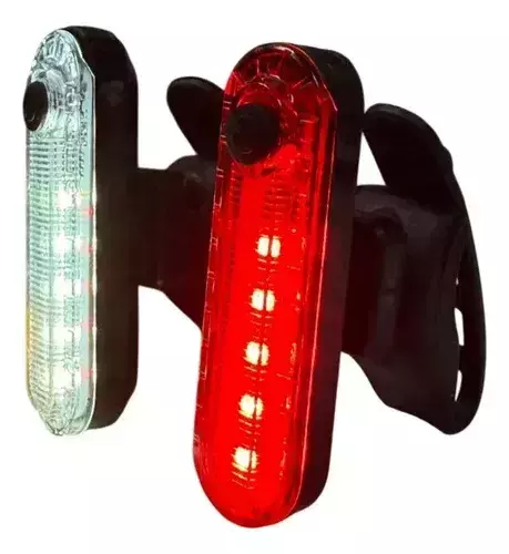 Kit Luces Led Para Bicicleta Recargable Gml-222r Vapex Negro