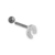 Piercing de Furo Ferradura Cravejada 0,5mm em Prata 925 - comprar online