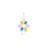 Pingente Resina Flor Colors em Prata 925 - comprar online