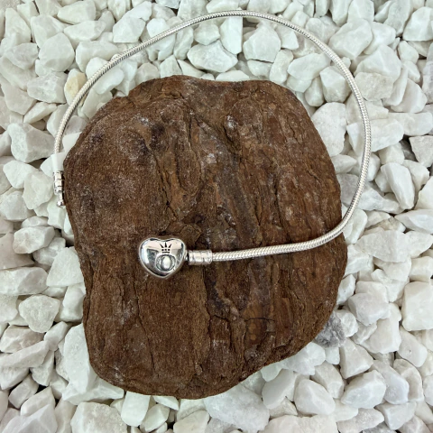 Pulseira Adulto para Berloques 20cm em Prata 925