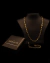 CONJUNTO: CORRENTE + PULSEIRA / TIJOLINHO 5MM - comprar online