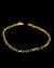 CONJUNTO: CORRENTE + PULSEIRA / CADEADO QUINA 4MM - Diamante Lapidado - Joias feitas 100% em Moeda Antiga