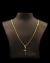 CONJUNTO: CORRENTE CADEADO QUINA 2MM+ PINGENTE CRUZ PALITO P