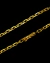 CONJUNTO: CORRENTE + PULSEIRA / CADEADO QUINA 1,5MM - Diamante Lapidado - Joias feitas 100% em Moeda Antiga