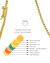 CORRENTE BANHADA: CUBINHO 3MM - loja online
