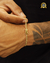 PULSEIRA BANHADA: GRUMET 3MM - Diamante Lapidado - Joias feitas 100% em Moeda Antiga