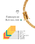 PULSEIRA BANHADA: GRUMET 4MM - loja online
