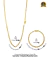 CONJUNTO BANHADO: CORRENTE + PULSEIRA PIASTRINE 4MM - comprar online