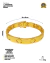 BRACELETE BANHADO: LISO REDONDO 10MM - loja online