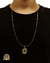 CONJUNTO BANHADO: CORRENTE CAIXA DE FÓSFORO 1MM + PINGENTE - Diamante Lapidado - Joias feitas 100% em Moeda Antiga