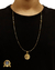CONJUNTO BANHADO: CORRENTE CAIXA DE FÓSFORO 1MM + PINGENTE