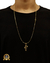 CONJUNTO BANHADO: CORRENTE CUBINHO 1MM + PINGENTE - comprar online