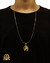 Imagem do CONJUNTO BANHADO: CORRENTE CUBINHO 1MM + PINGENTE