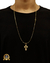 CONJUNTO BANHADO: CORRENTE CUBINHO 1MM + PINGENTE - comprar online