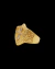 DEDEIRA: ESCUDO DE CRUZ COM PEDRAS (TEMPLÁRIO) - Diamante Lapidado - Joias feitas 100% em Moeda Antiga