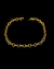 CONJUNTO: CORRENTE + PULSEIRA / CADEADO 6MM - Diamante Lapidado - Joias feitas 100% em Moeda Antiga