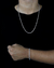 CONJUNTO: CORRENTE + PULSEIRA / ELO BAIANO 3MM - PRATA 925 - comprar online