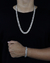 CONJUNTO: CORRENTE + PULSEIRA / GRUMET LAMINADA 10MM - PRATA 925 - comprar online