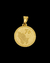 CONJUNTO: CORRENTE TIJOLINHO ELO DUPLO 8MM + PINGENTE FÉ MEDALHA - loja online