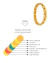 BRACELETE BANHADO: TRÊS ESTRIBOS 10MM na internet