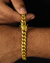 CONJUNTO: CORRENTE + PULSEIRA / CUBANA 8MM - Diamante Lapidado - Joias feitas 100% em Moeda Antiga