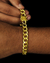 CONJUNTO: CORRENTE + PULSEIRA / PITBULL 10MM - Diamante Lapidado - Joias feitas 100% em Moeda Antiga