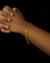 CONJUNTO: CORRENTE + PULSEIRA / TIJOLINHO ELO DUPLO 5MM - Diamante Lapidado - Joias feitas 100% em Moeda Antiga