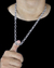 CONJUNTO: CORRENTE + PULSEIRA / TIJOLINHO MEIA CANA 8MM - PRATA 925 - loja online