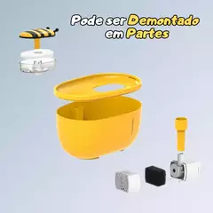 Imagem do Fonte de Água Abelhinha para Gatos e Cães com Filtro de Carvão Ativado - Cabo USB- Bivolt