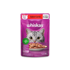 Ração Úmida Whiskas Sachê para Gatos Adultos 85 g na internet