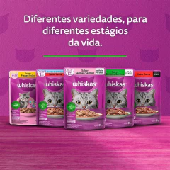 Imagem do Ração Úmida Whiskas Sachê para Gatos Adultos 85 g
