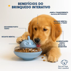 Brinquedo para Cães - Comedouro Lento Inteligente Pássaro Caça-Ração na internet