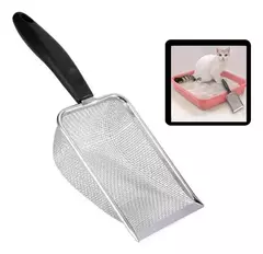 Imagem do Pá Higiênica de Inox para Caixa de Areia Gatos