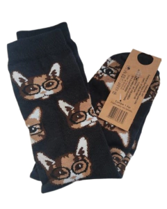 Meias Tématicas Divertidas Cano Médio - 60% Algodão - 26% Poliamida -6% Elastano - comprar online