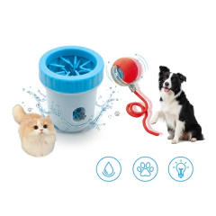 Kit Bolinha Elétrica Inteligente + Lava Patas Para Cães e Gatos - loja online