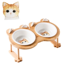 Comedouro elevado para cães e gatos