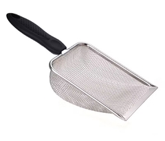 Pá Higiênica de Inox para Caixa de Areia Gatos - Jeito Pet | Produtos e brinquedos encantadores para cães e gatos |  parcelamos em até 3x sem juros e frete grátis para todo Brasil | Produtos com 100% de satisfação garantida | Melhor Pet Shop online do Brasil. 