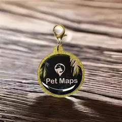 Imagem do Pingente Localizador Plaquinha Identificação Pet Maps