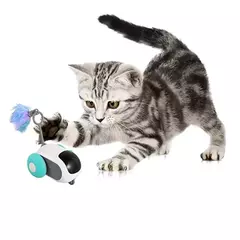 Brinquedo de carro elétrico de controle remoto para gatos na internet