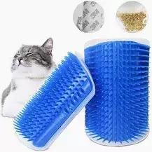 Coça Gato Escova Pet Parede Tira Pelos Massagem Com Catnip