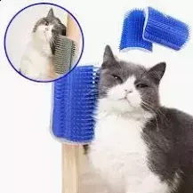 Coça Gato Escova Pet Parede Tira Pelos Massagem Com Catnip na internet