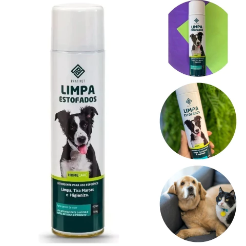 Limpa Estofados Pet -tira Manchas Difíceis Sem Esforço 400ml