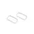 ARGOLA RETANGULAR FINA BR004 - comprar online