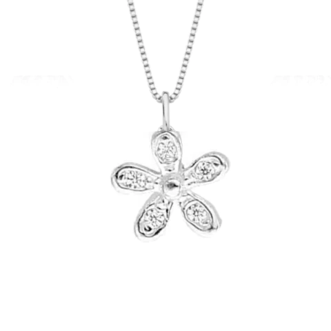 PINGENTE FLOR CRAVEJADO PG017 - comprar online