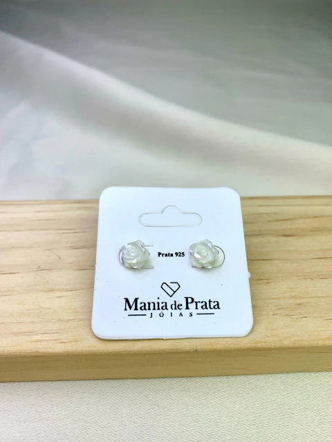 Brinco Flor Perolada