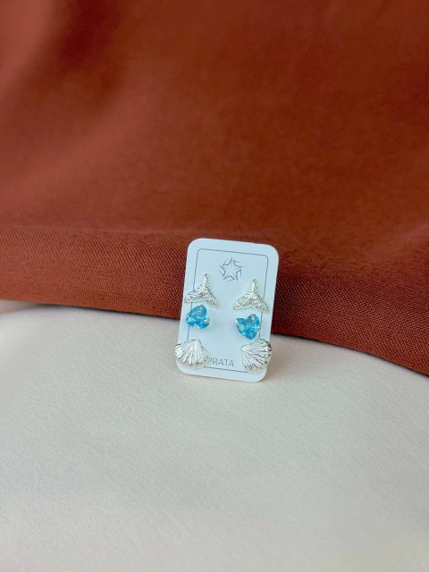 Trio Rabo de Sereia + Coração de Luz + Concha