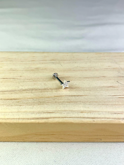 Piercing Estrela Cravejada